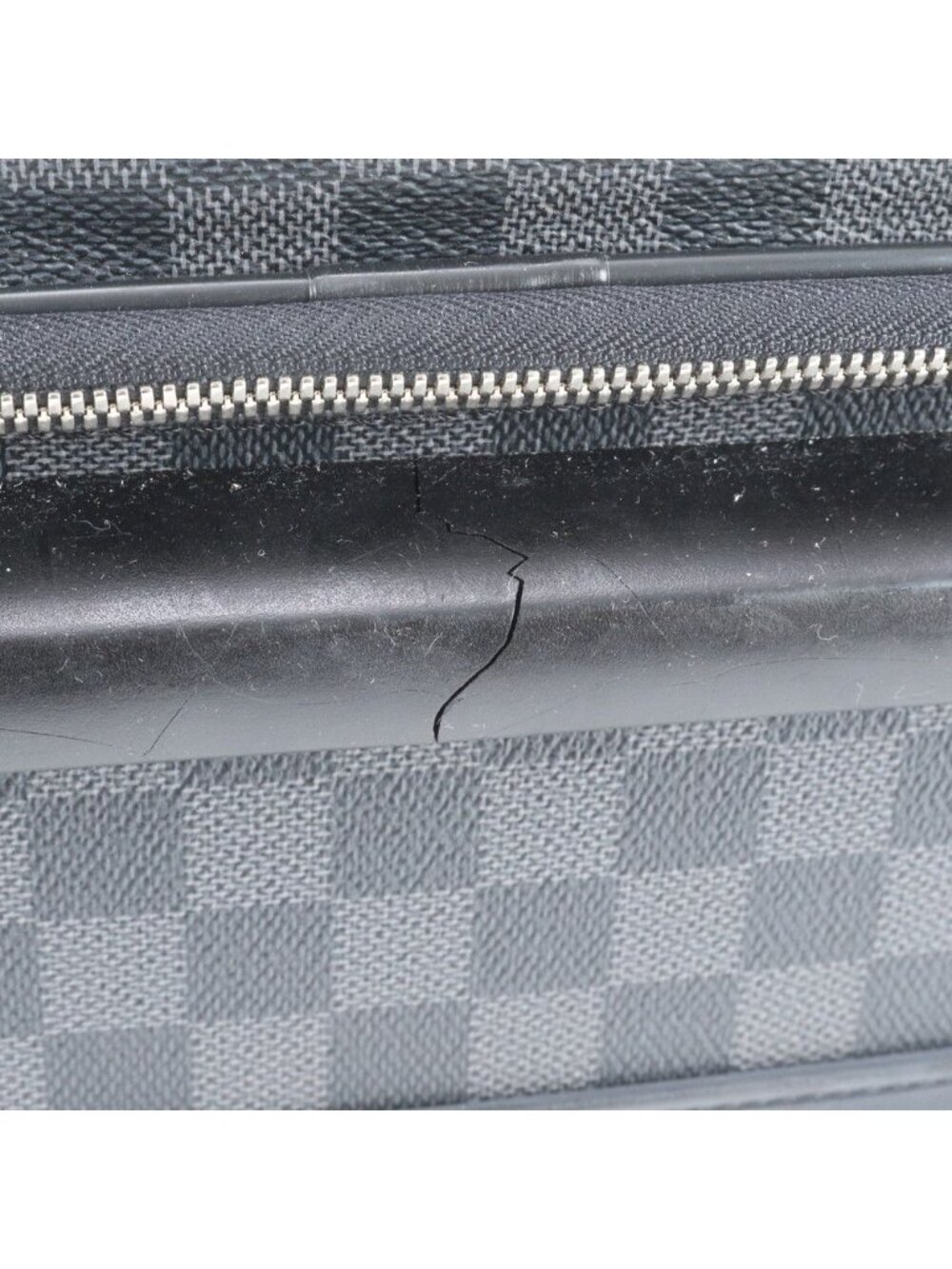 Louis Vuitton Damier Graphite Pegase 55 Leather Suitcase Bag - Picture 10 of 12